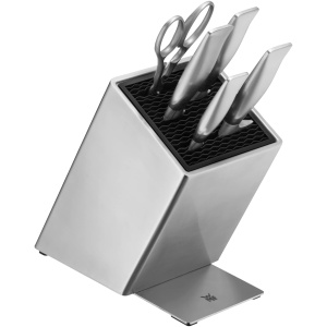 Set cutite bucatarie WMF Grand Gourmet, 6 piese, otel inoxidabil, bloc FlexTec - Img 4