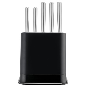 Set cutite Tefal EverSharp Pro, 5 piese, inox german, autoascutire, negru - Img 3