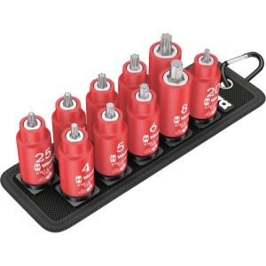 Set de 10 Nusi VDE Wera 05004930001, 38, cu Haltefunctie si Textilgurt