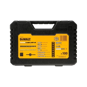 Set de accesorii DeWalt 100 piese DT71563 pentru diverse lucrari de gaurire si insurubare - Img 2