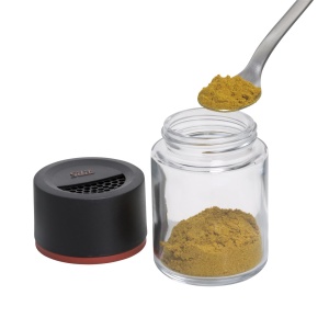 Set de agitatoare de condimente Silit Storio 3 bucati, shaker fin Shaker grosier borcan de condimente sticla, plastic, poate fi spalat in masina de spalat vase - Img 4