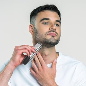 Set de aparat de tuns barba fara fir Wahl Groomsman pentru barba, parul nasului, detalii usoare si ingrijire corporala usoara cu aparat de tuns nasul suplimentar umed/uscat - Img 6