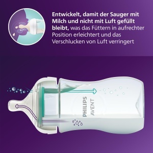 Set de Biberon Philips AVENT SCD65711, 4 Biberonuri, Suport Anti-colici, 0-12 luni - Img 5