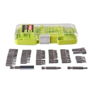 Set de biti de surubelnita Ryobi RAK55DK, 55 piese, ideal pentru diverse aplicatii