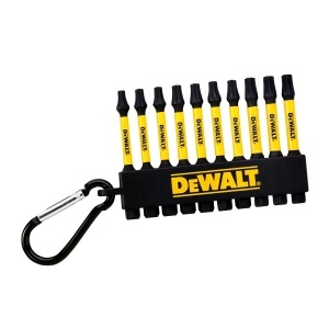 Set de Biti DEWALT DT7275-QZ, 10 piese, NegruGalben, cu suport