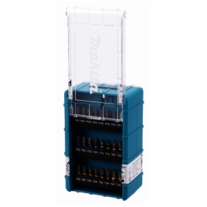 Set de biti torsionati 28 piese Makita E-25068, cu suport magnetic, codificat pe culori - Img 3