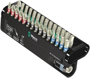 Set de biti Wera Bit-Check 30 din otel inoxidabil, 30 piese, Rapidaptor