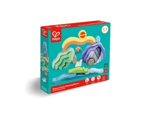 Set de Blocuri de Constructie Hape cu Tema Naturii, 22 Piese Colorate, pentru 24 Luni - Img 6