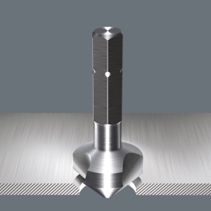 Set de burghie conice Wera Kegelsenkerbit-Satz 8468, 8 piese, cu suport magnetic - Img 5