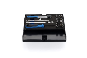 Set de chei cu clichet GEDORE D 20 EMU-3, 17 piese, 14, 4-13 mm - Img 3