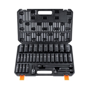 Set de chei cu impact VEVOR 34 piese, Cr-Mo, 8-36 mm, cutie de depozitare - Img 9