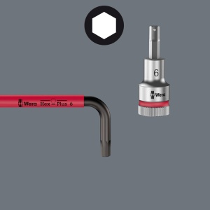 Set de chei hexagonale Wera 9509 Multicolor, 9 piese, pentru suruburi cu cap hexagonal - Img 7