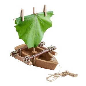 Set de Constructie Barcuta din Cortx HABA Terra Kids, Usor si Rezistent, 6 Ani