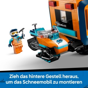 Set de Constructie LEGO City Arktis-Truck cu Laborator 60471, 1064 piese, 6 roti - Img 5