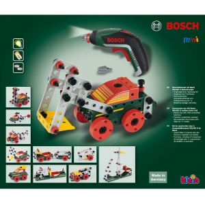Set de Constructie Multi-Tech Theo Klein 8497 cu 107 Piese, Accesorii si Bosch Ixolino - Img 8