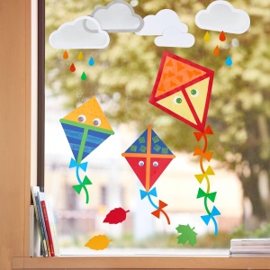 Set de creatie pentru feronerie - Bastelset cu dragoni, nori si accesorii colorate