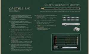 Set de Creioane Grafit Faber-Castell 9000, Editie Limitata, 8 Piese, Accesorii Incluse - Img 2