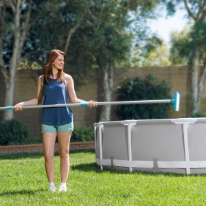 Set de curatare pentru piscina Intex 29056, plastic, albastru deschis - Img 4