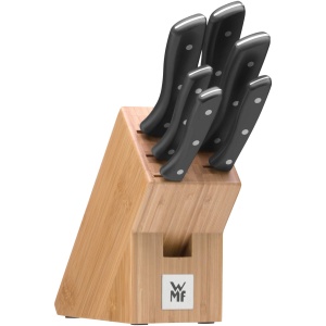 Set de cutite WMF 7 piese cu suport din bambus, cutite din otel special, ergonomic - Img 3