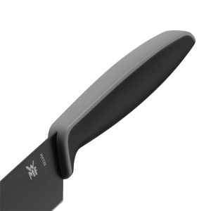 Set de cutite WMF Touch 2 bucati, cutit de bucatarie cu capac de protectie, lama speciala din otel acoperit antiaderent, ascutit, cutit de bucatar, cutit de curatat, negru - Img 3