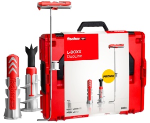 Set de dibluri fischer L-Boxx 102 DuoLine, 833 piese, 6-10 mm diametru