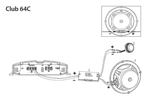 Set de difuzoare auto JBL Club 64C Gen 3-165mm Components de la Harman Kardon pentru un upgrade superior HiFi Compo - 210W max, sensibilitate ridicata, bas intens si raspuns mega de inalta frecventa - Img 10