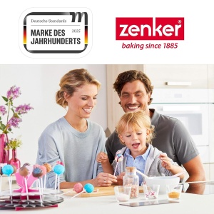 Set de forme de taiere pentru fursecuri Zenker Hasenfamilie, 3 piese, otel inoxidabil, spalabil in masina de spalat vase - Img 6