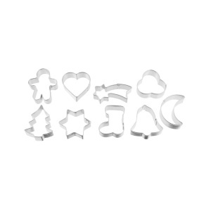 Set de forme pentru fursecuri Zenker PATISSERIE, 9 piese, metalic