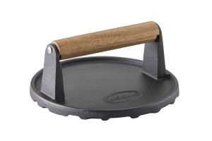 Set de Gratar ROSLE Burger 3 piese, inox 1810, greutate din fonta emailata - Img 3