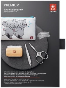 Set de ingrijire unghii pentru copii ZWILLING, 3 piese, inox, alb - Img 6