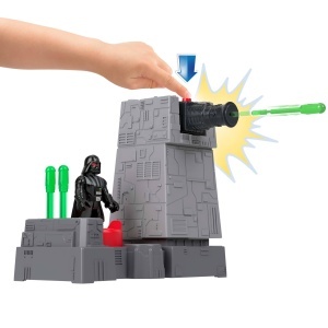 Set de Joaca Fisher-Price Imaginext Star Wars - Turnul Mortii cu Darth Vader si 3 Proiectile - Img 2