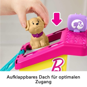 Set de joaca Fisher-Price Little People Barbie HJW76 cu statie pentru animale si sunete interactive - Img 6
