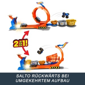 Set de Joaca Hot Wheels Monster Trucks Bigfoot 50 Aniversare cu Looping si Flip, 164 - Img 4