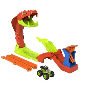 Set de Joaca Hot Wheels Monster Trucks Snake Slam Takedown cu Bone Shaker 164 - Img 4