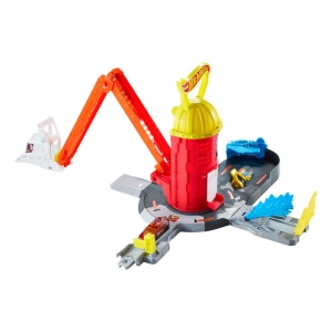 Set de Joaca Hot Wheels - Super Pompierie, Scala 164, Rampa Extensibila 40 cm - Img 2