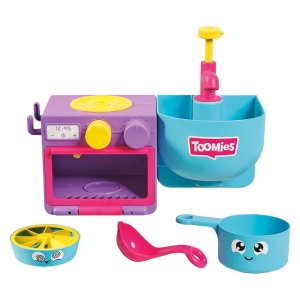 Set de joaca pentru baie Toomies Bubble Bake, 2 in 1, pentru copii de la 18 luni