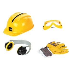 Set de Joaca pentru Constructie Theo Klein 3224 cu Vesta, Casca, Manusi si Ochelari - Img 3