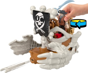 Set de Joaca Pirat Imaginext Billy Bones cu 3 Figurine si Accesorii - Img 4
