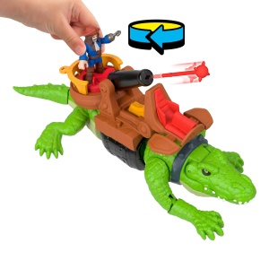 Set de joaca pirati Fisher-Price Imaginext Hai vs Crocodil JNB04 - Img 5