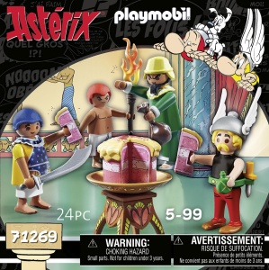Set de Joaca PLAYMOBIL Asterix 71269 - Pyradonis Torta Vergiftete, 24 Piese - Img 4