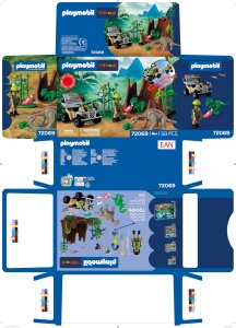 Set de Joaca PLAYMOBIL Dinos 72069 cu Quad, T-Rex Baby si Brachiosaurus Baby - Img 8