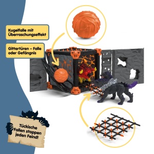 Set de Joaca Schleich ELDRADOR Battle CAVE Arena Lava vs. Schatten, 71 Piese - Img 3