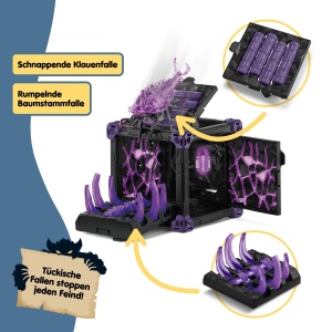 Set de Joaca Schleich ELDRADOR Battle Cave cu Schattenassel, 34 Piese - Img 3