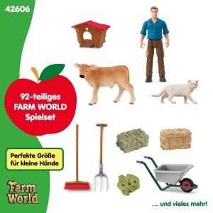 Set de Joaca Schleich - Ferma Mare cu Casa de Fermier, 92 Piese - Img 5