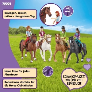 Set de Joaca Schleich Horse Club 72221 cu 40 Piese, Figurine si Accesorii - Img 5