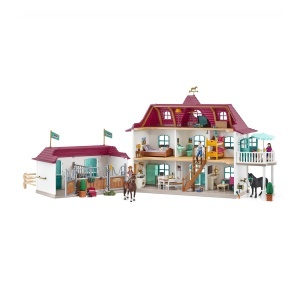 Set de Joaca Schleich Horse Club Ferma Lacului 192 Piese - Img 2
