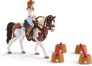 Set de Joaca Schleich Horse Club Hannah cu 13 Piese, Include Cal si Accesorii - Img 4