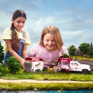 Set de Joaca Schleich - Veterinar Mobil cu Remorca, 90 Piese - Img 2