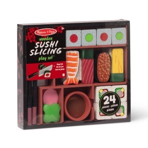 Set de joaca sushi din lemn Melissa Doug, 24 piese, cu efecte sonore - Img 3