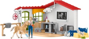 Set de Joaca Veterinar Schleich Farm World 42502 cu 43 Piese - Img 2